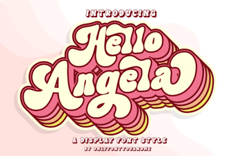 Hello Angela Font: Friendly Designs for Creative Projects