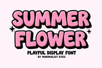 Summer Font Designs Inspired by Seasonal Blooms