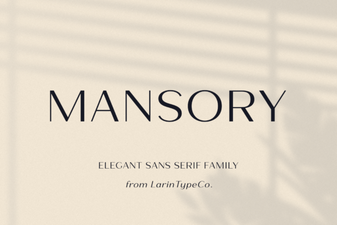 Crafting Elegant Projects with Mansory Font