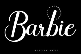 Font Files & Customizable Templates for Barbie Designs