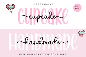 Cupcake Duo Font: Creative Typography for Design Projects