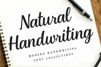 A Natural Handwriting Font for Digital Projects