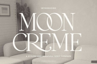 Moon Creme Font: Stylish & Functional Typography